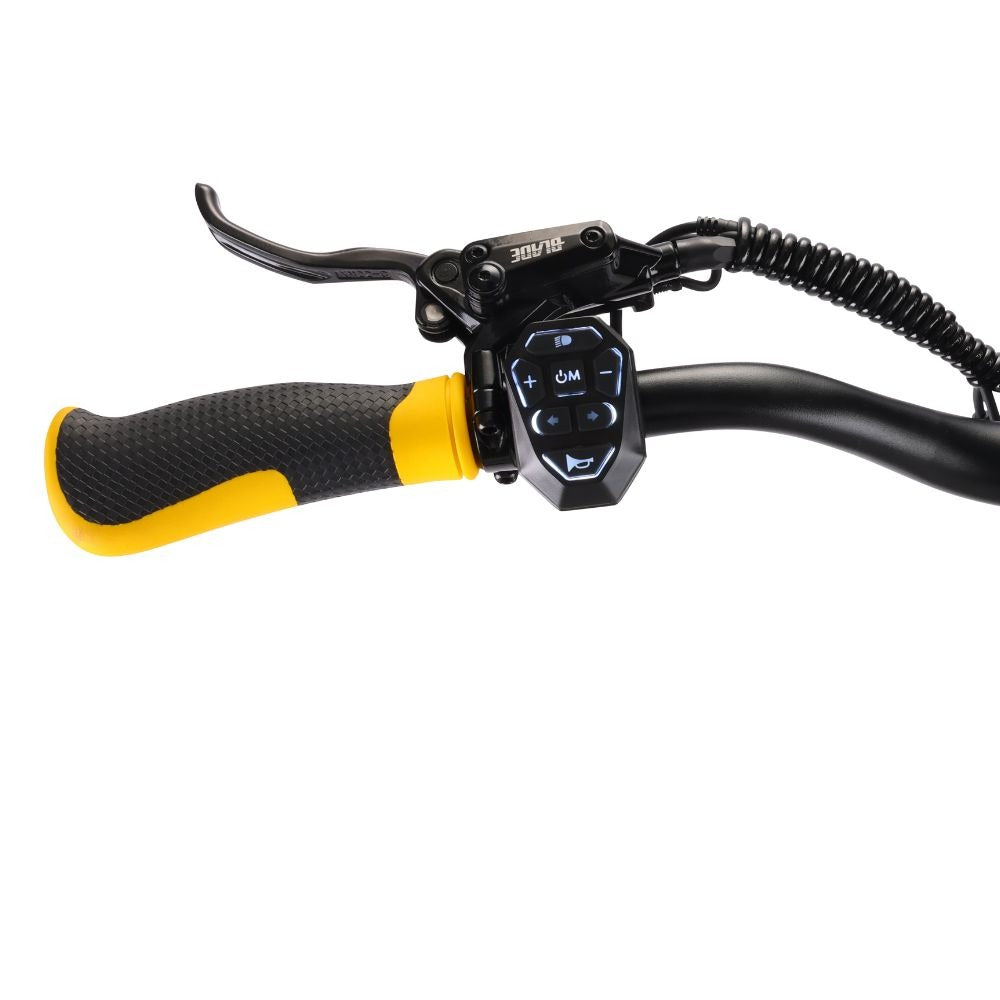 Teverun Blade Mini Ultra 60V 27Ah Akku, 1000W*2 Gelb