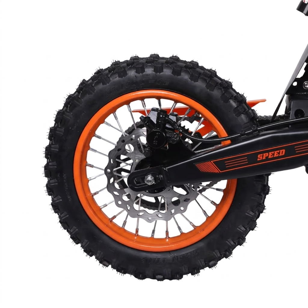 E-RYDEZ Speed 3000 – 12 Zoll Hinterrad mit Offroad-Profil